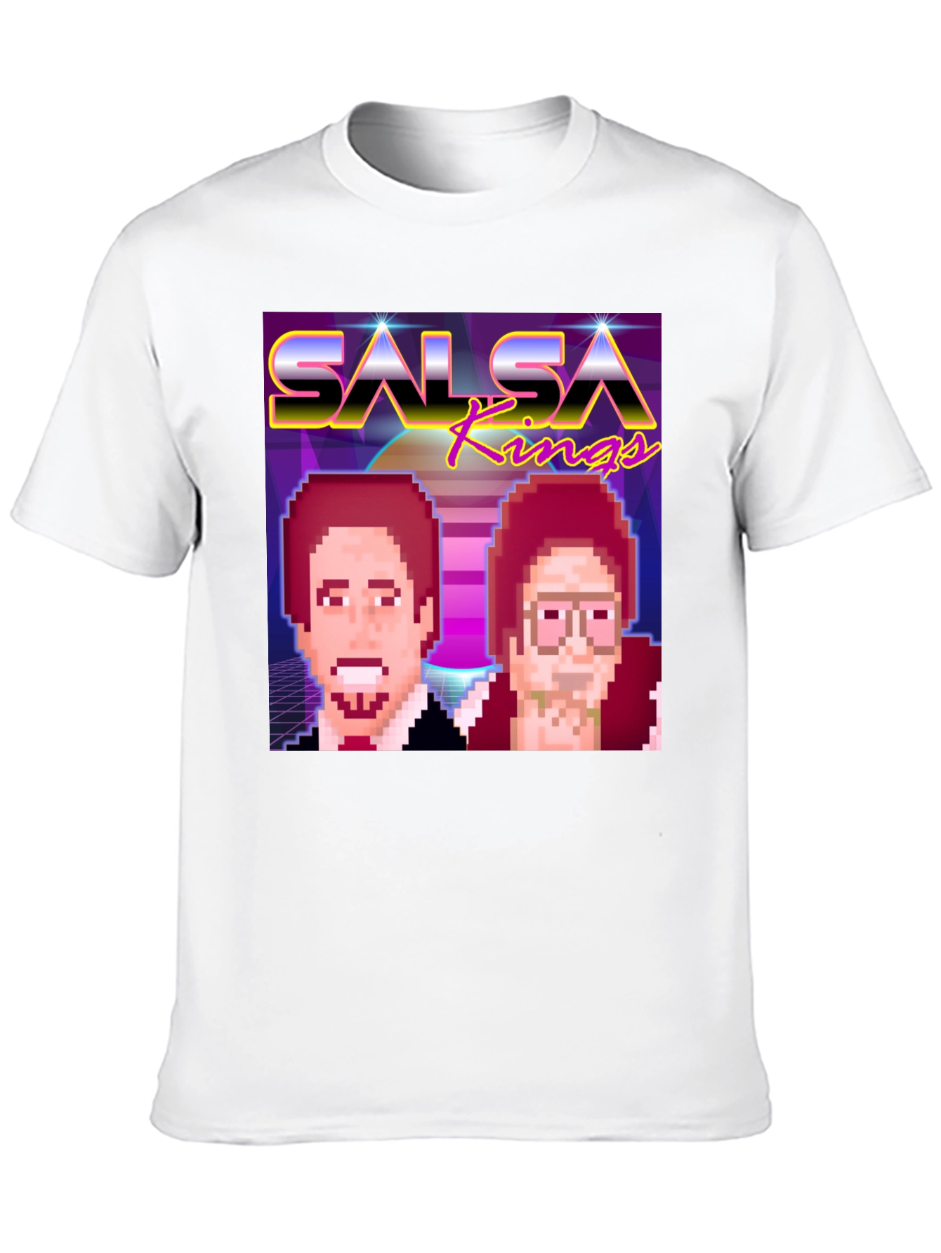 Camiseta Retro Salsa Kings 8-Bit
