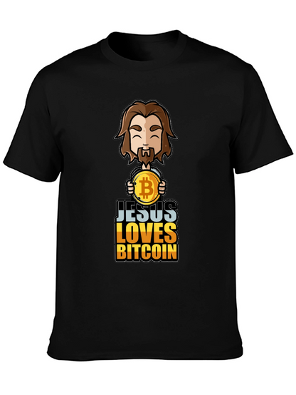 Camiseta Jesús Ama Bitcoin - Diseño Único