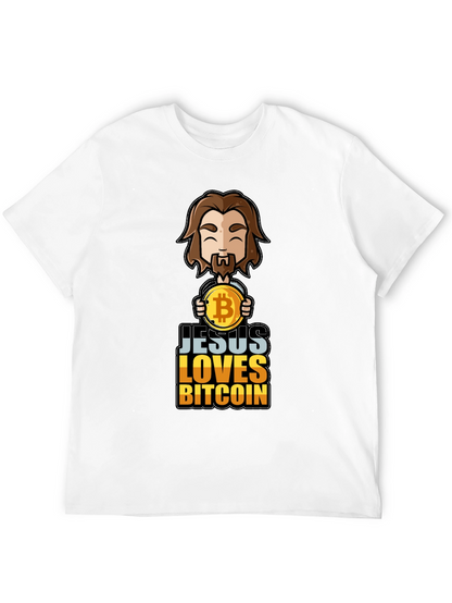 Camiseta Jesús Ama Bitcoin - Diseño Único