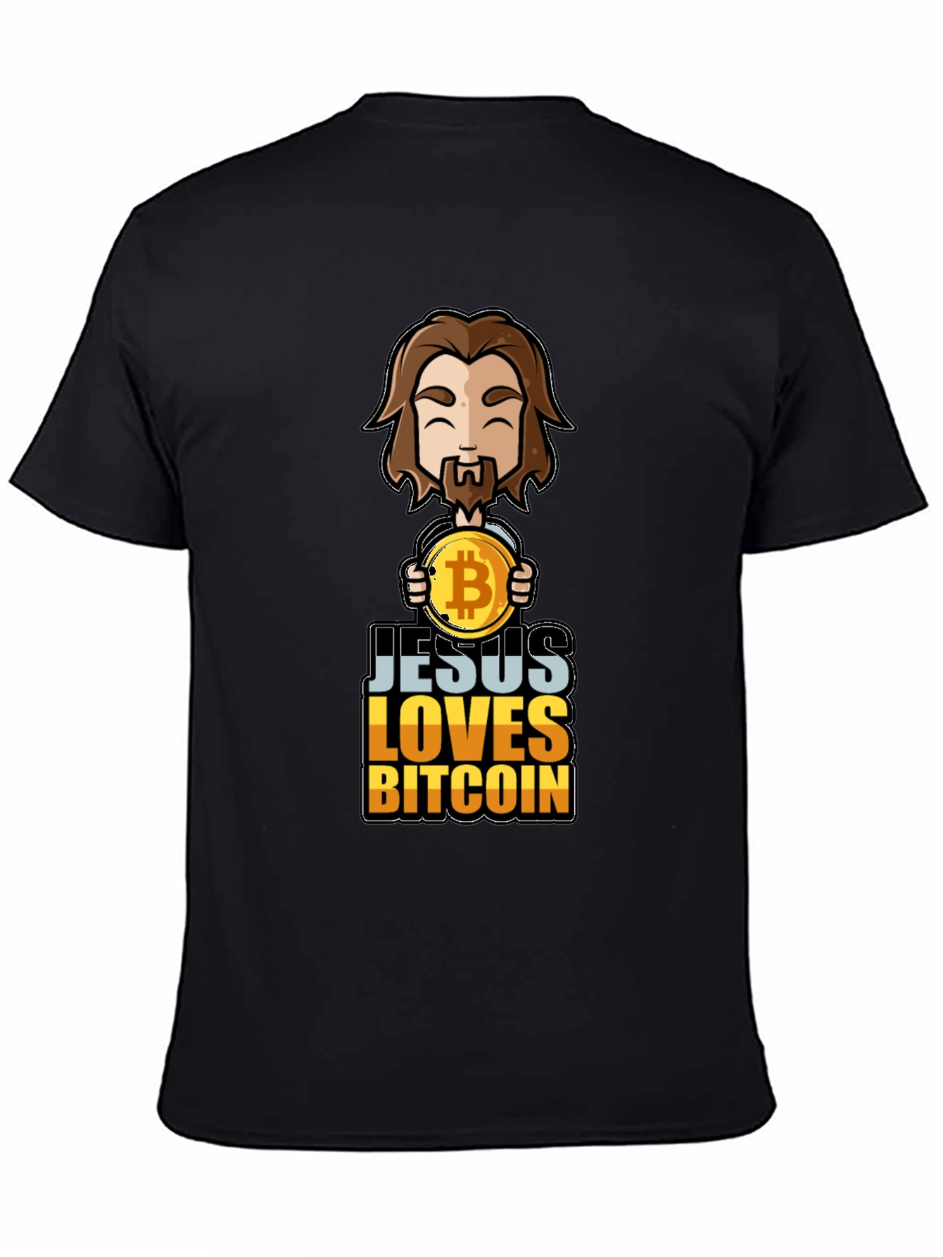 Camiseta Jesús Ama Bitcoin - Diseño Único