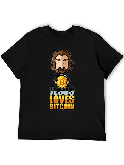 Camiseta Jesús Ama Bitcoin - Diseño Único