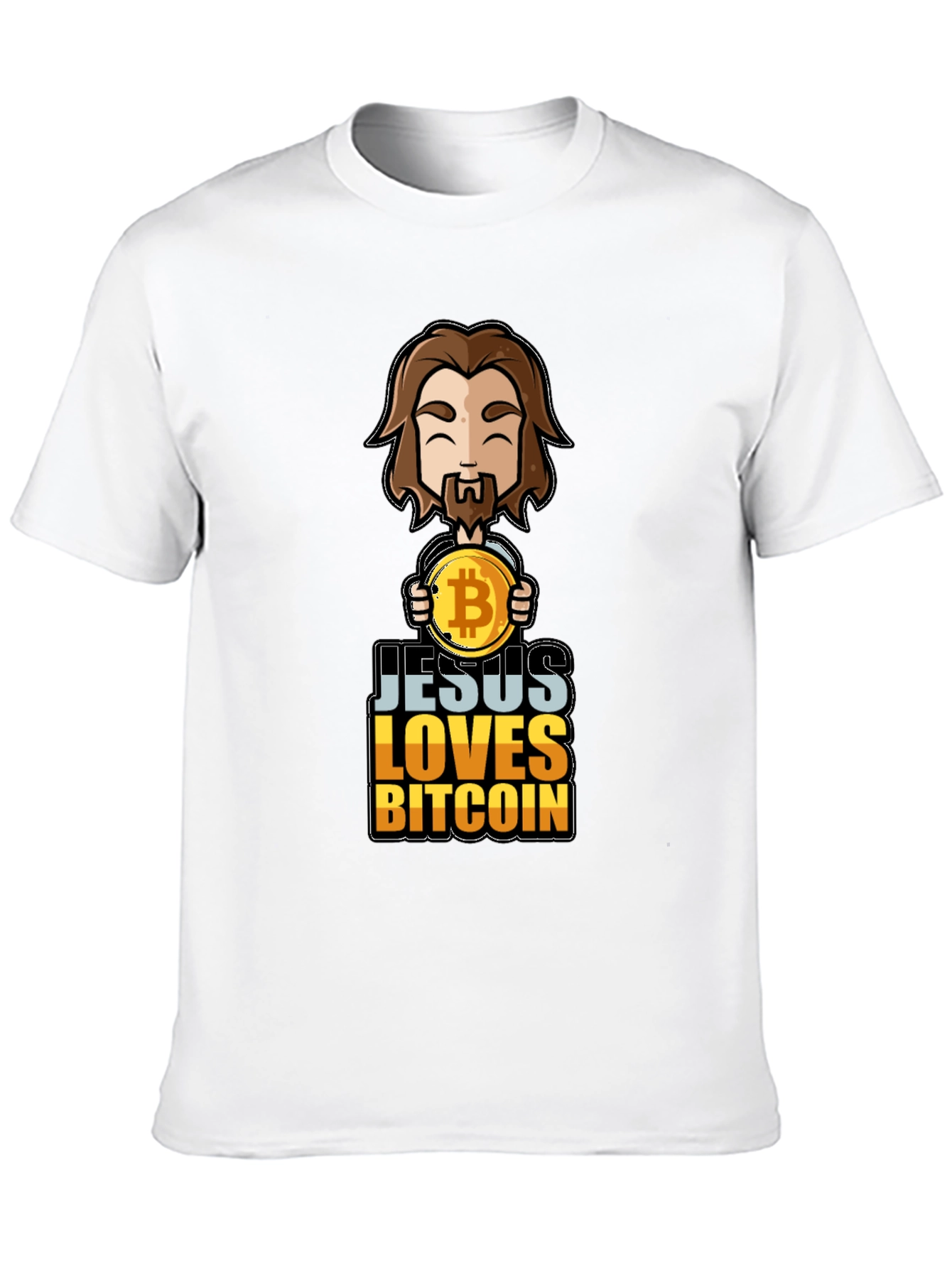 Camiseta Jesús Ama Bitcoin - Diseño Único