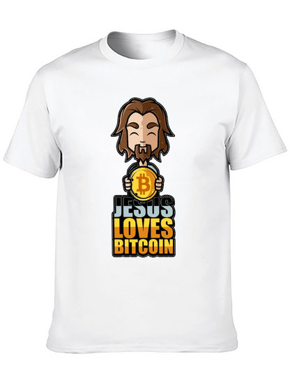Camiseta Jesús Ama Bitcoin - Diseño Único