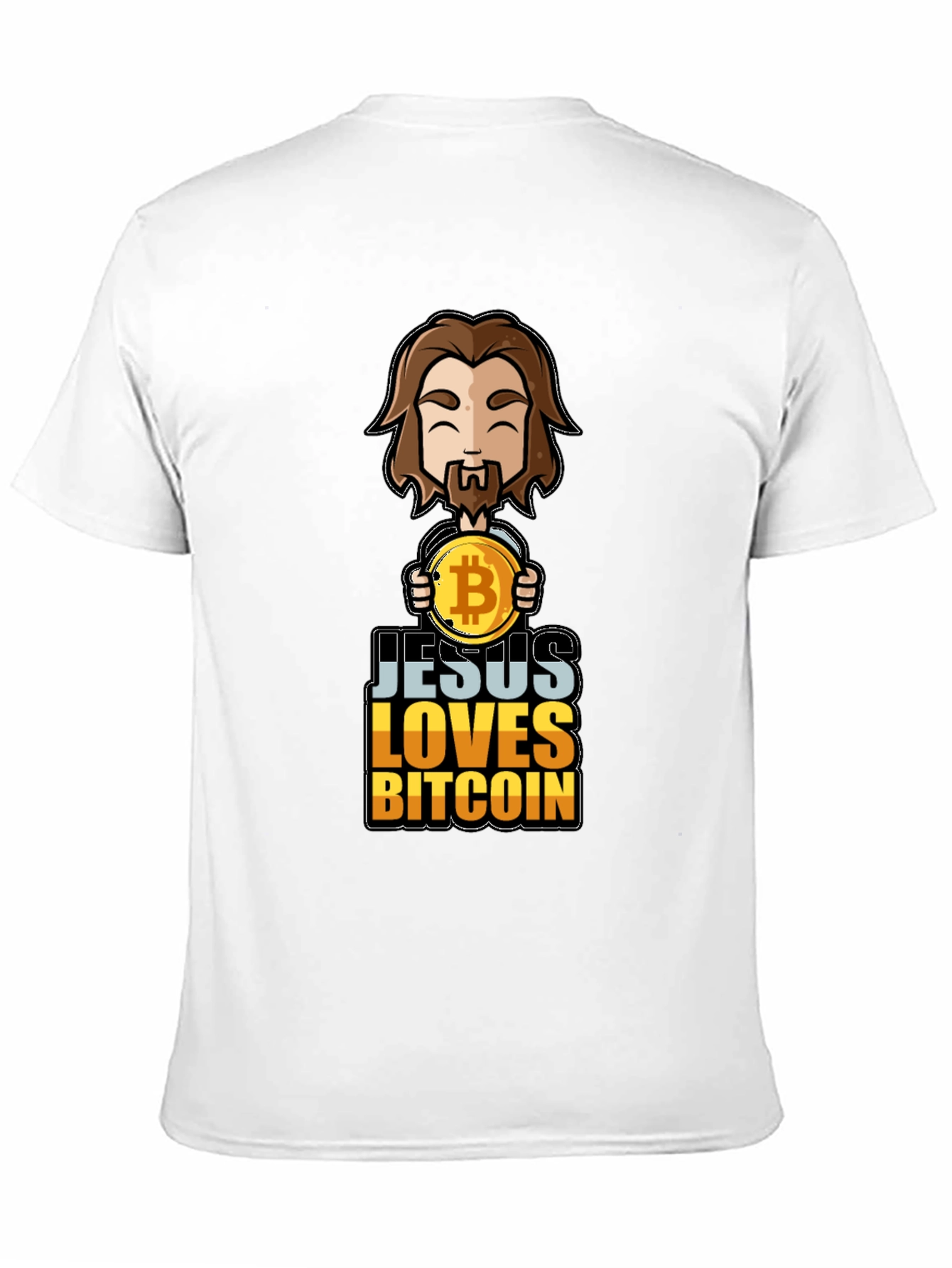 Camiseta Jesús Ama Bitcoin - Diseño Único