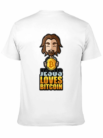 Camiseta Jesús Ama Bitcoin - Diseño Único