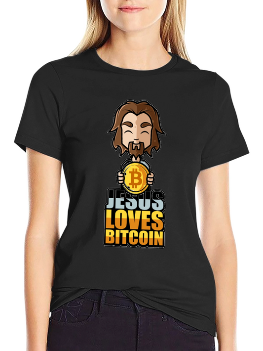Camiseta Jesús Ama Bitcoin - Diseño Único