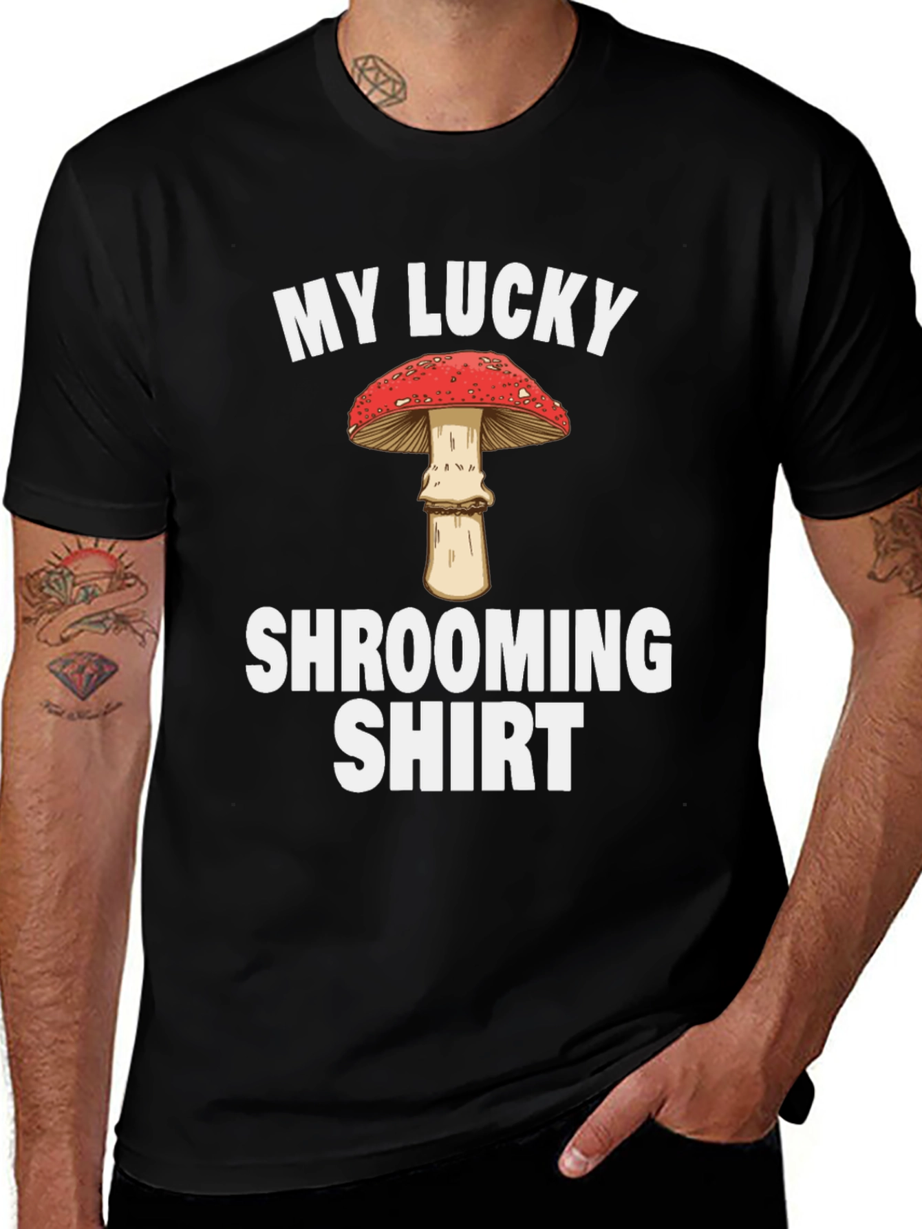 Camiseta Mi Camiseta de la Suerte para Buscar Setas
