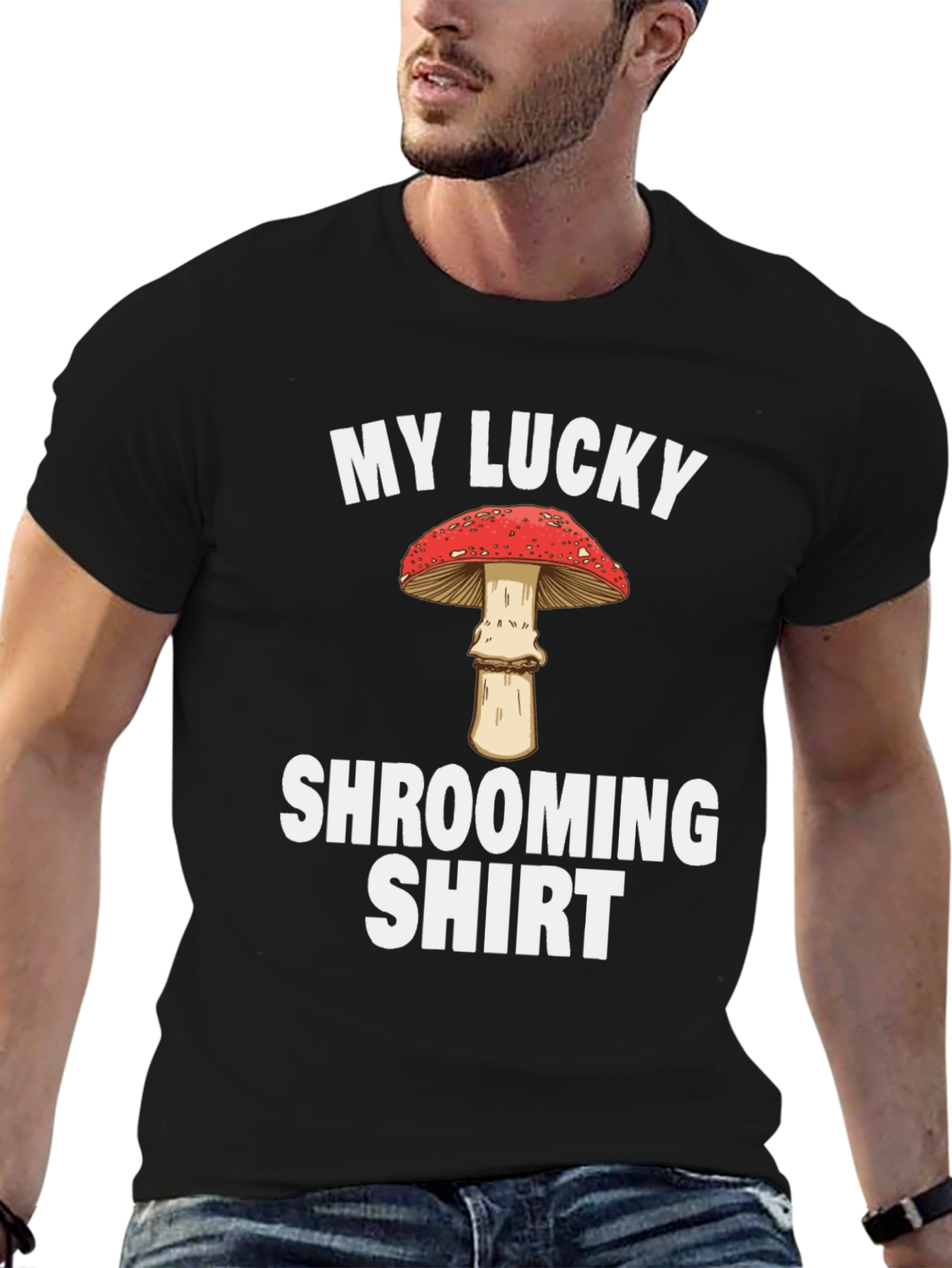Camiseta Mi Camiseta de la Suerte para Buscar Setas