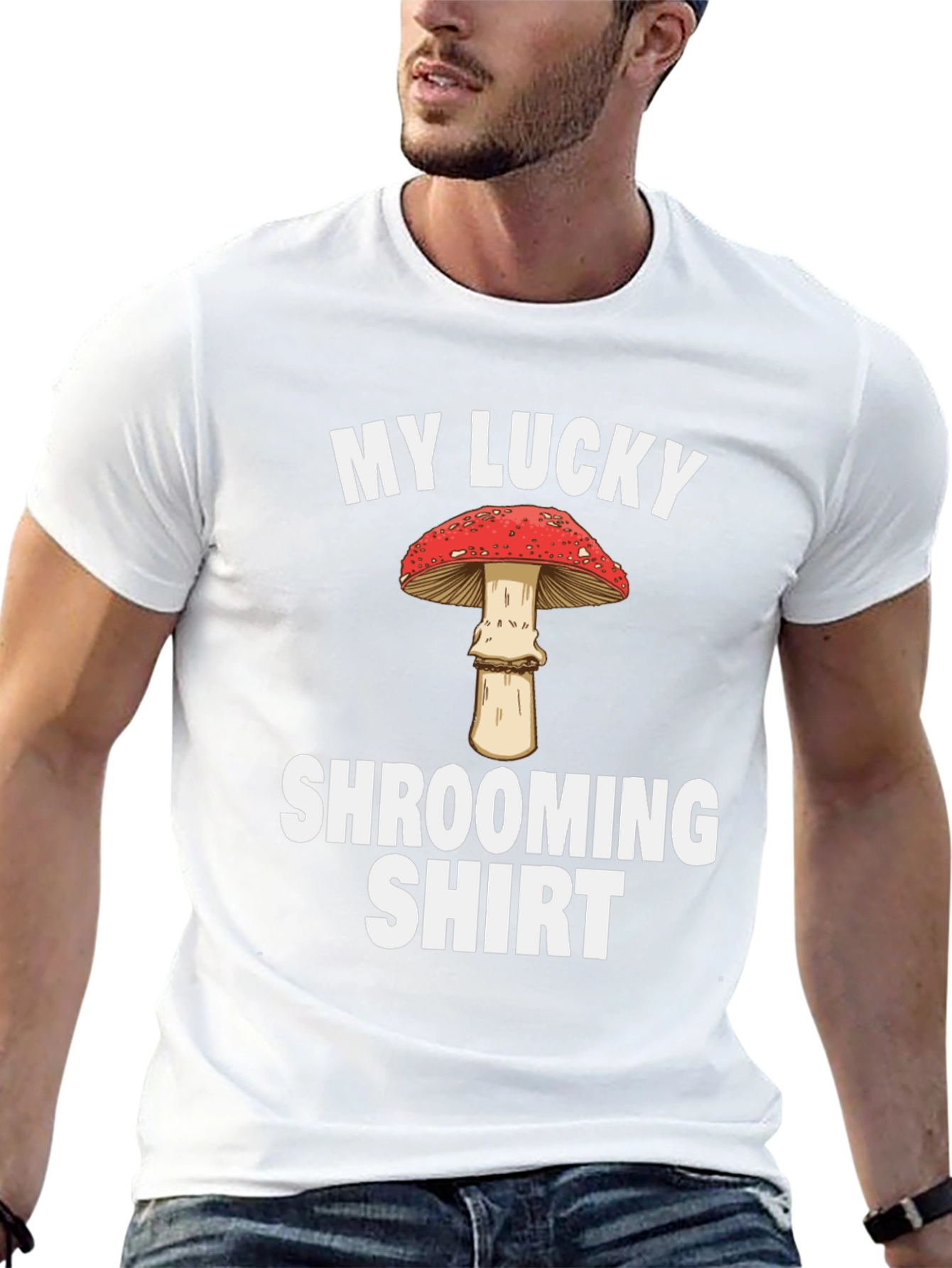 Camiseta Mi Camiseta de la Suerte para Buscar Setas