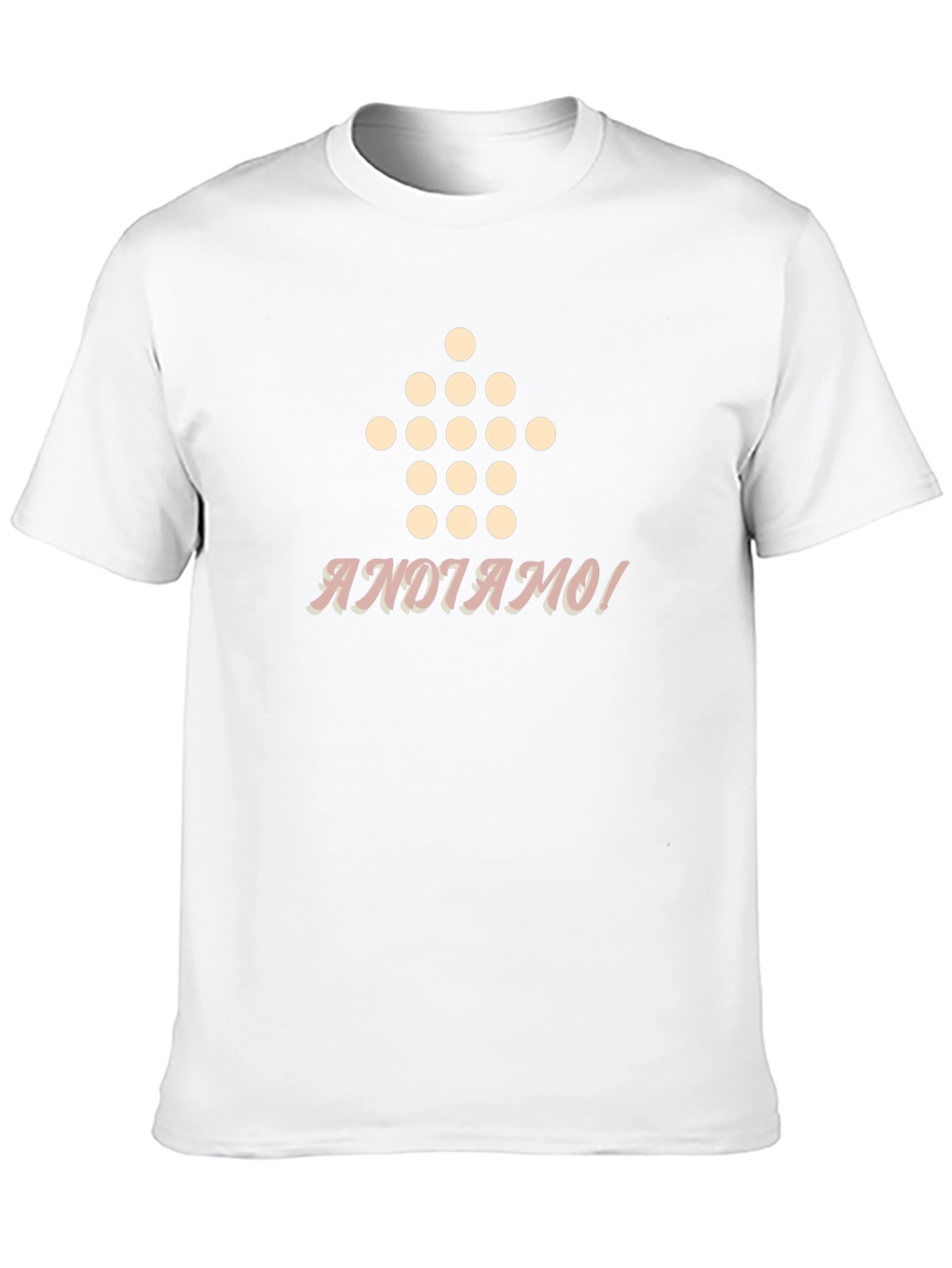 Camiseta Negra Andiamo! Diseño Divertido
