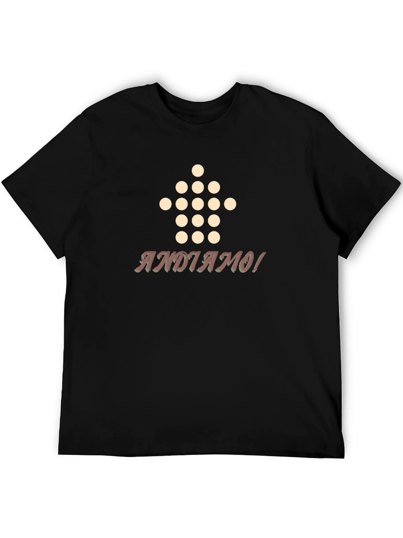 Camiseta Negra Andiamo! Diseño Divertido