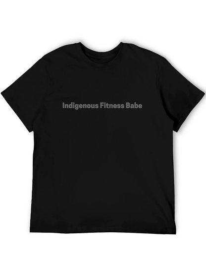 Camiseta Negra: Indigenous Fitness Babe