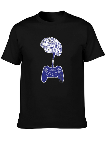 Camiseta Hombre: Cerebro Controlador Videojuegos
