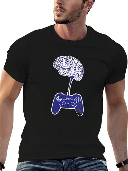 Camiseta Hombre: Cerebro Controlador Videojuegos