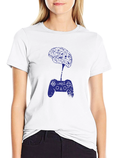 Camiseta Hombre: Cerebro Controlador Videojuegos