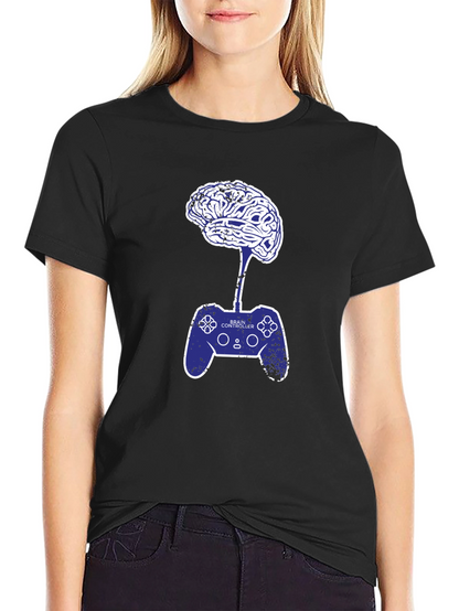 Camiseta Hombre: Cerebro Controlador Videojuegos