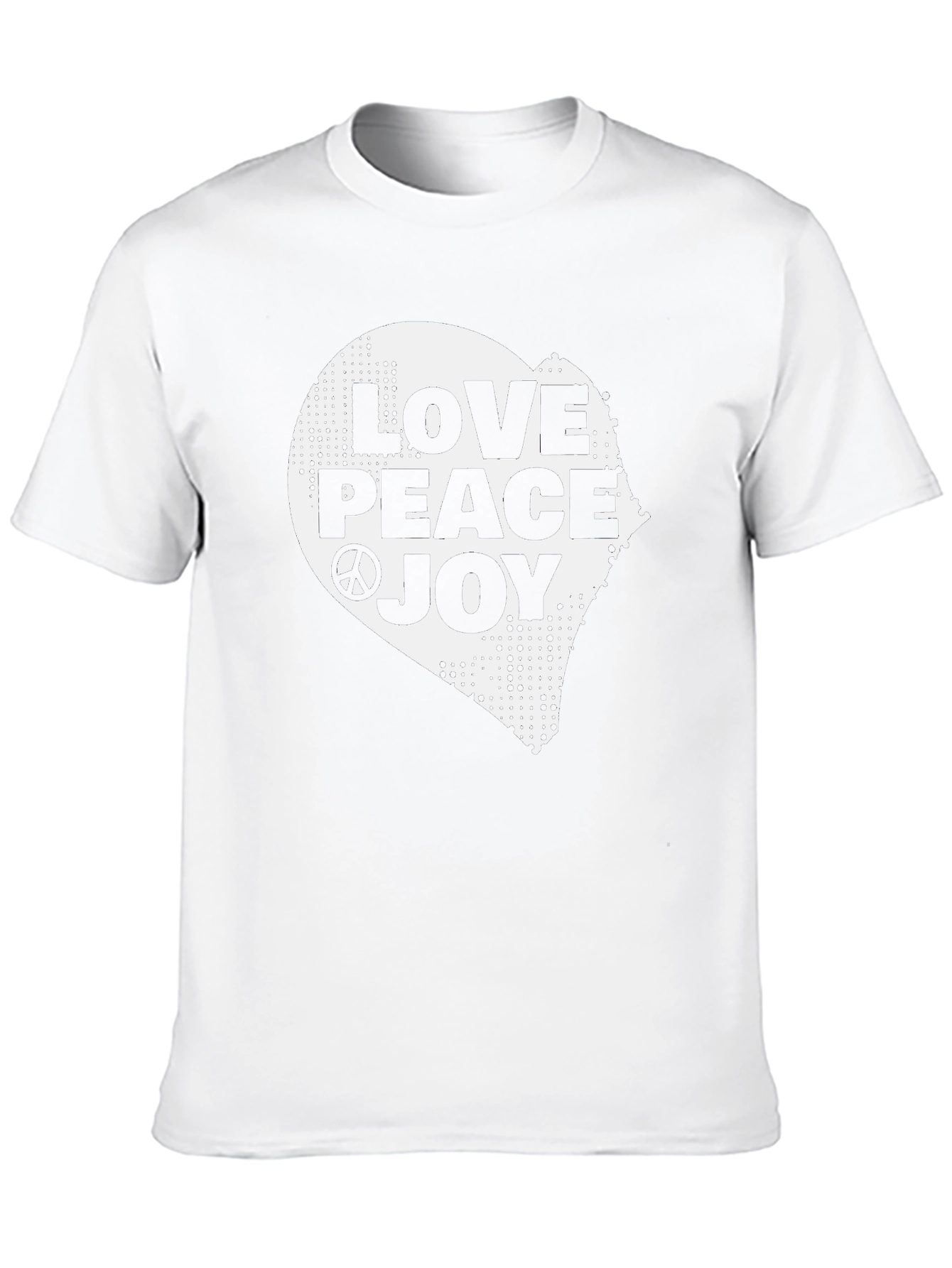 Camiseta Negra Amor Paz Alegría