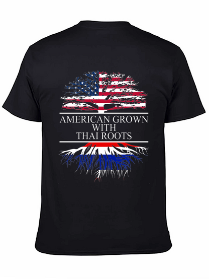 Camiseta Americana con Raíces Tailandesas