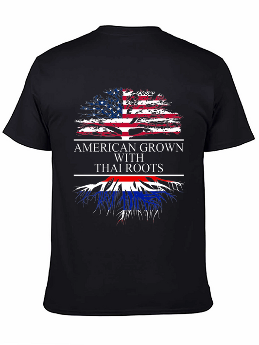 Camiseta Americana con Raíces Tailandesas