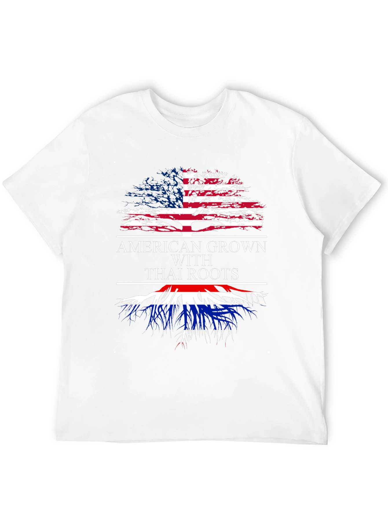 Camiseta Americana con Raíces Tailandesas