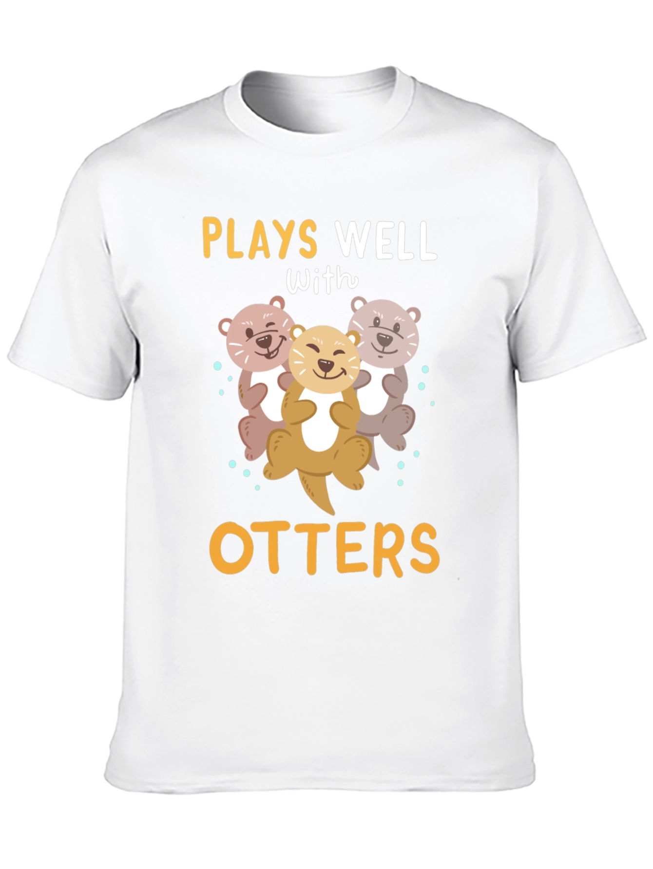 Camiseta Divertida Juega Bien con Nutrias
