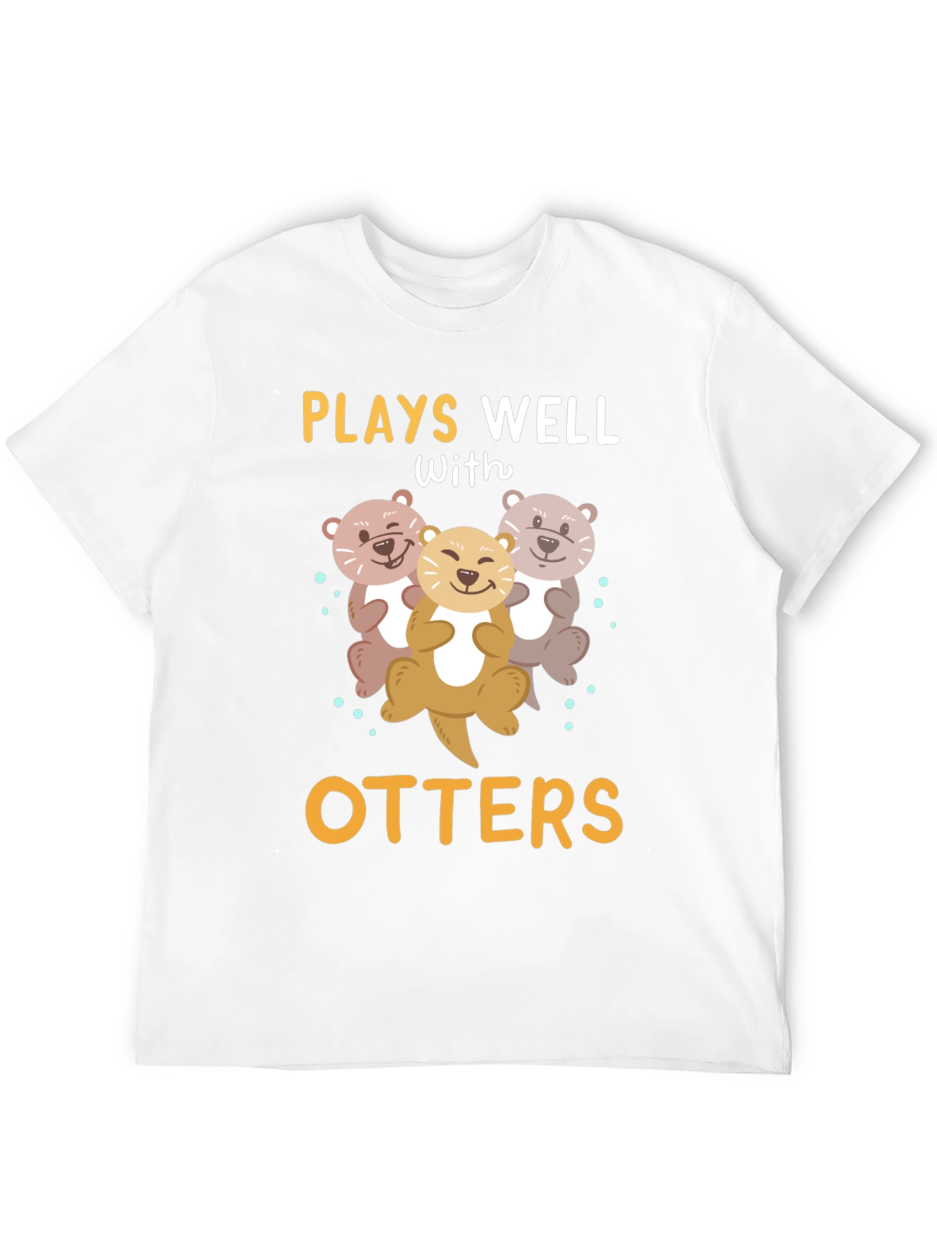 Camiseta Divertida Juega Bien con Nutrias