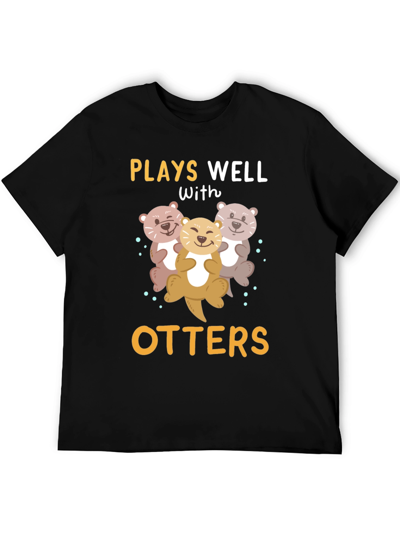 Camiseta Divertida Juega Bien con Nutrias