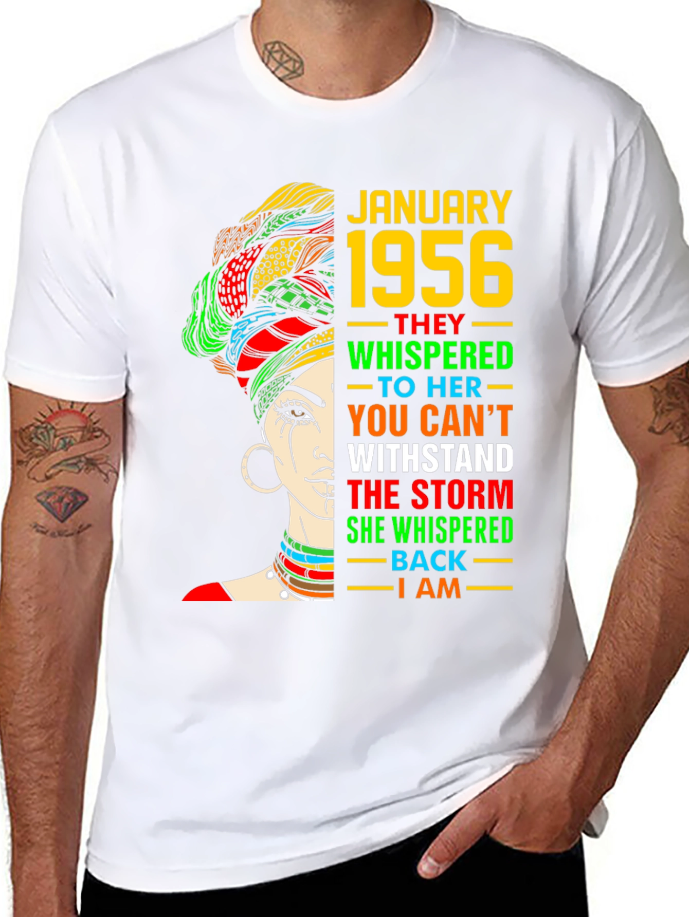 Camiseta Enero 1956 - Mujer Fuerte