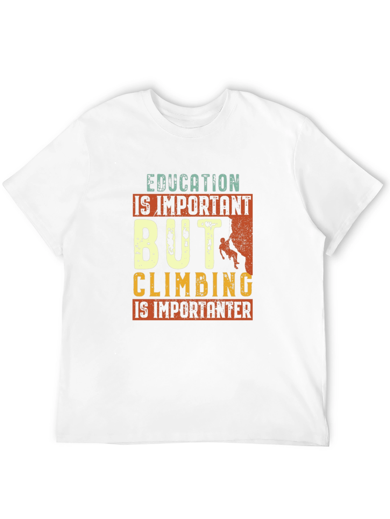 Camiseta Escalada: Educación vs. Aventura