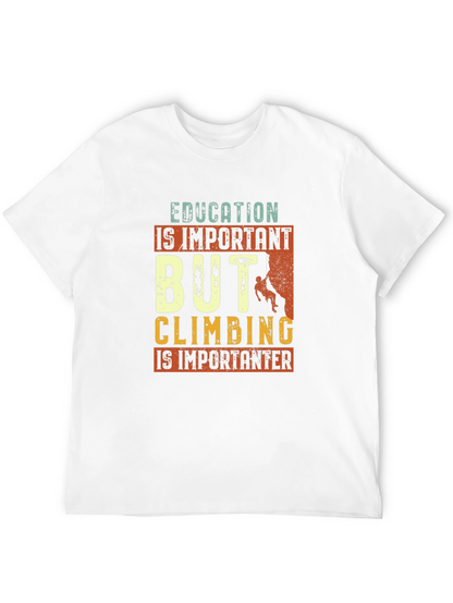 Camiseta Escalada: Educación vs. Aventura