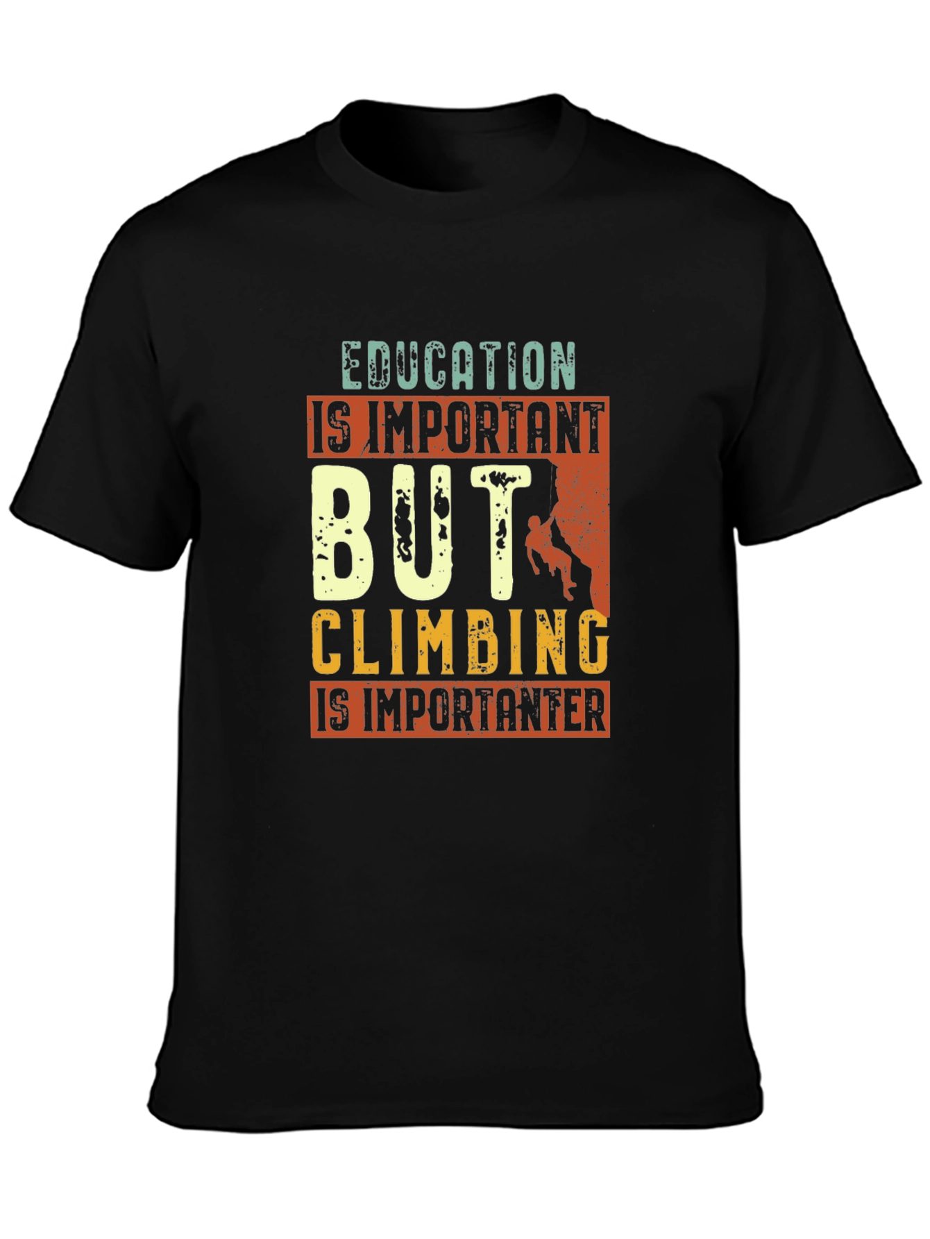 Camiseta Escalada: Educación vs. Aventura