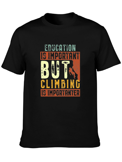 Camiseta Escalada: Educación vs. Aventura