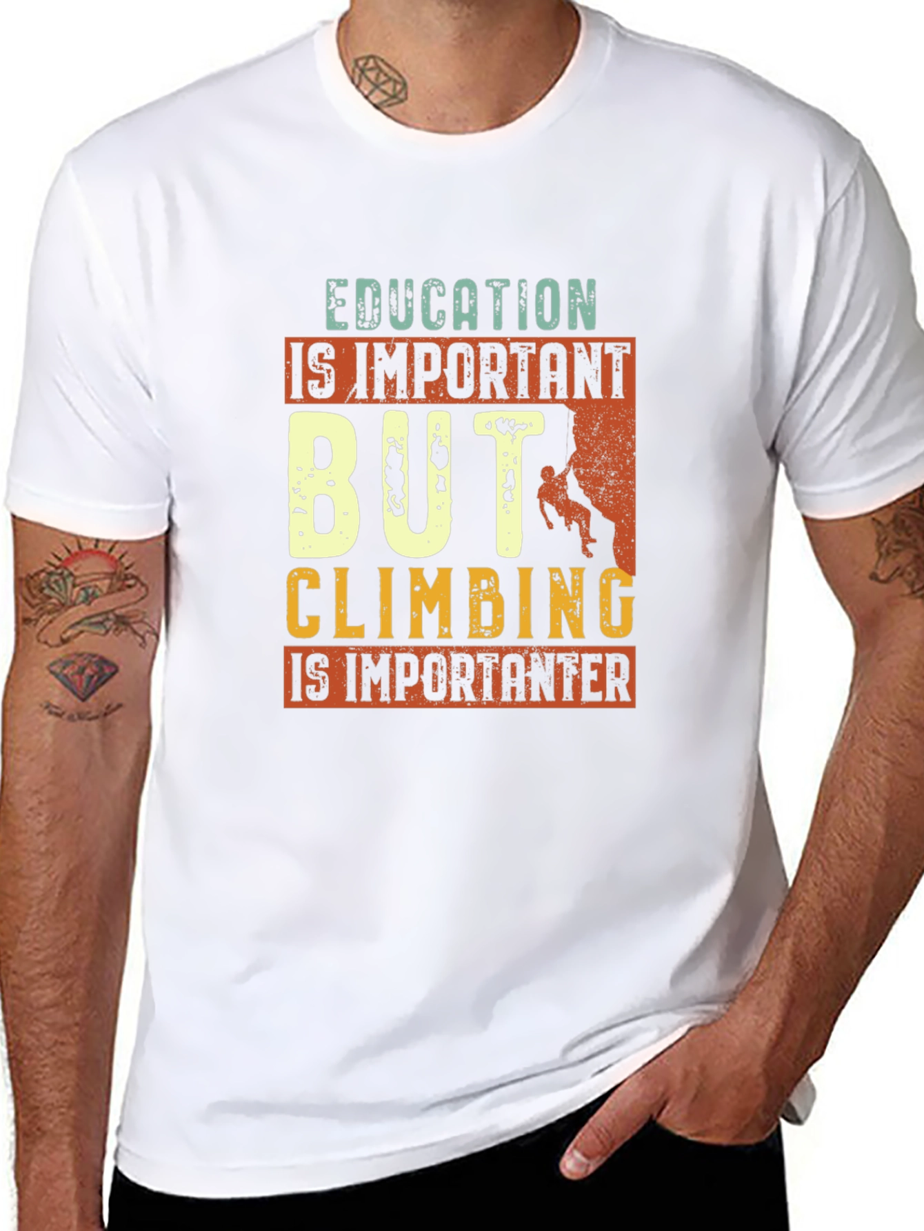Camiseta Escalada: Educación vs. Aventura