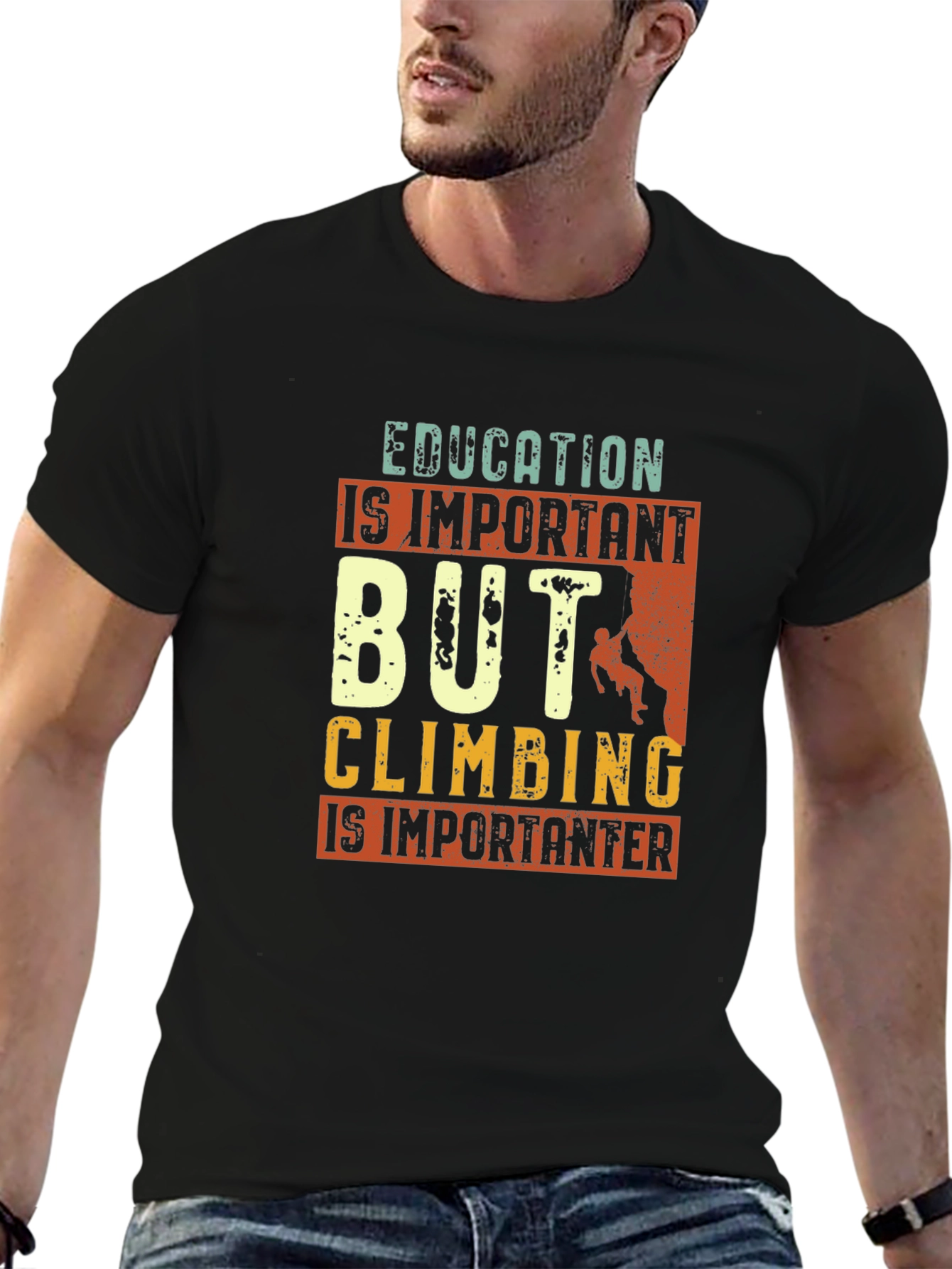 Camiseta Escalada: Educación vs. Aventura