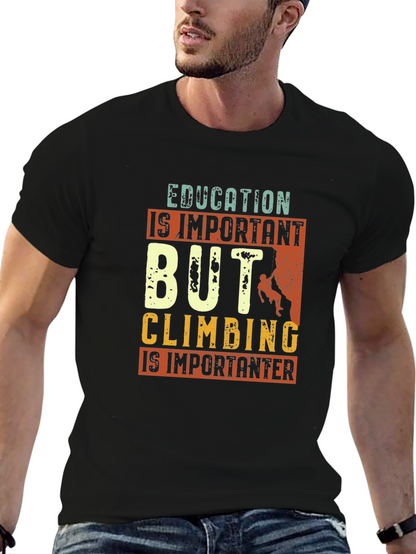 Camiseta Escalada: Educación vs. Aventura