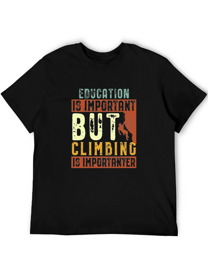 Camiseta Escalada: Educación vs. Aventura