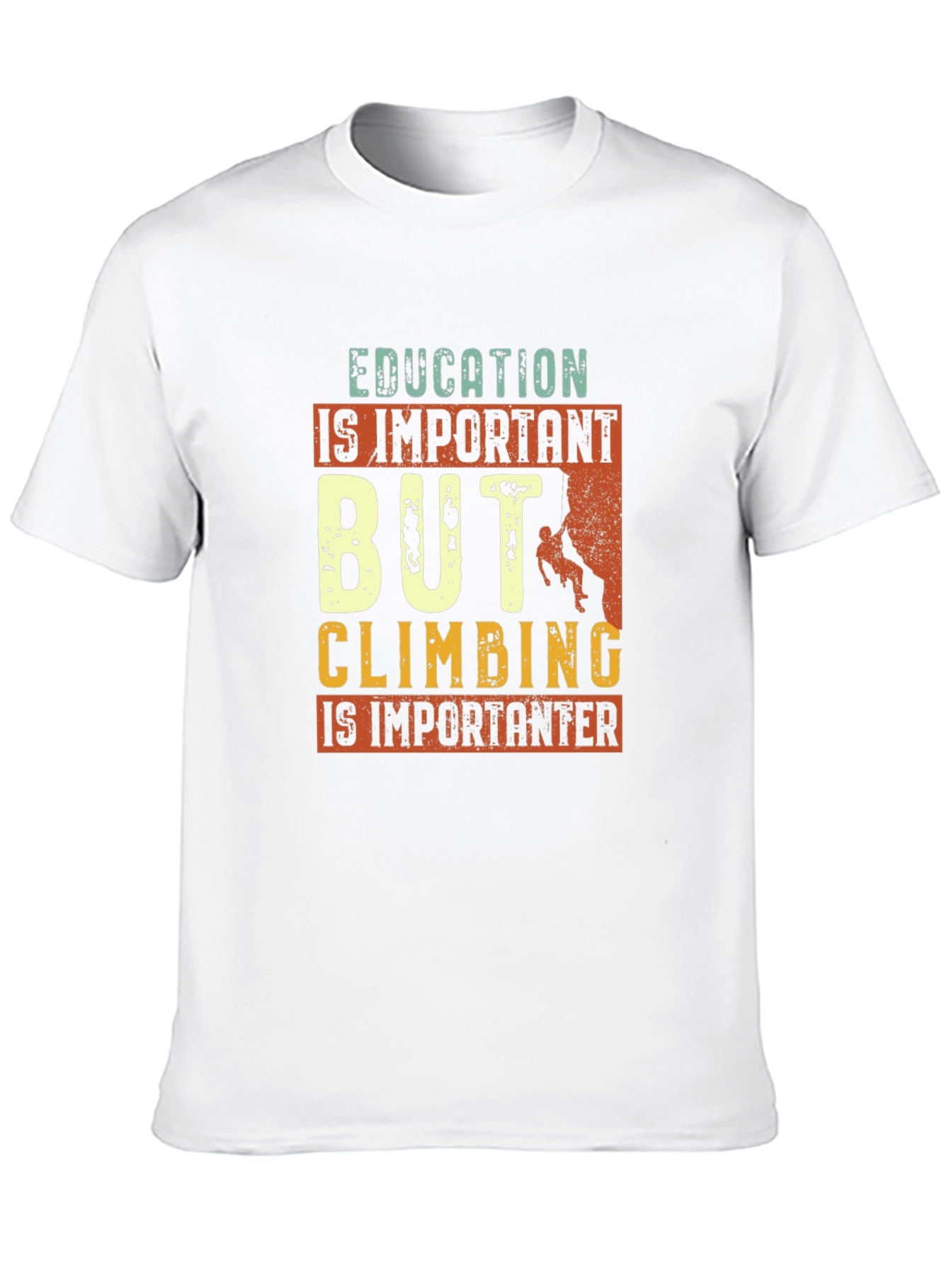 Camiseta Escalada: Educación vs. Aventura