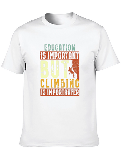 Camiseta Escalada: Educación vs. Aventura