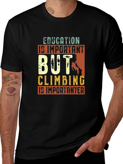 Camiseta Escalada: Educación vs. Aventura