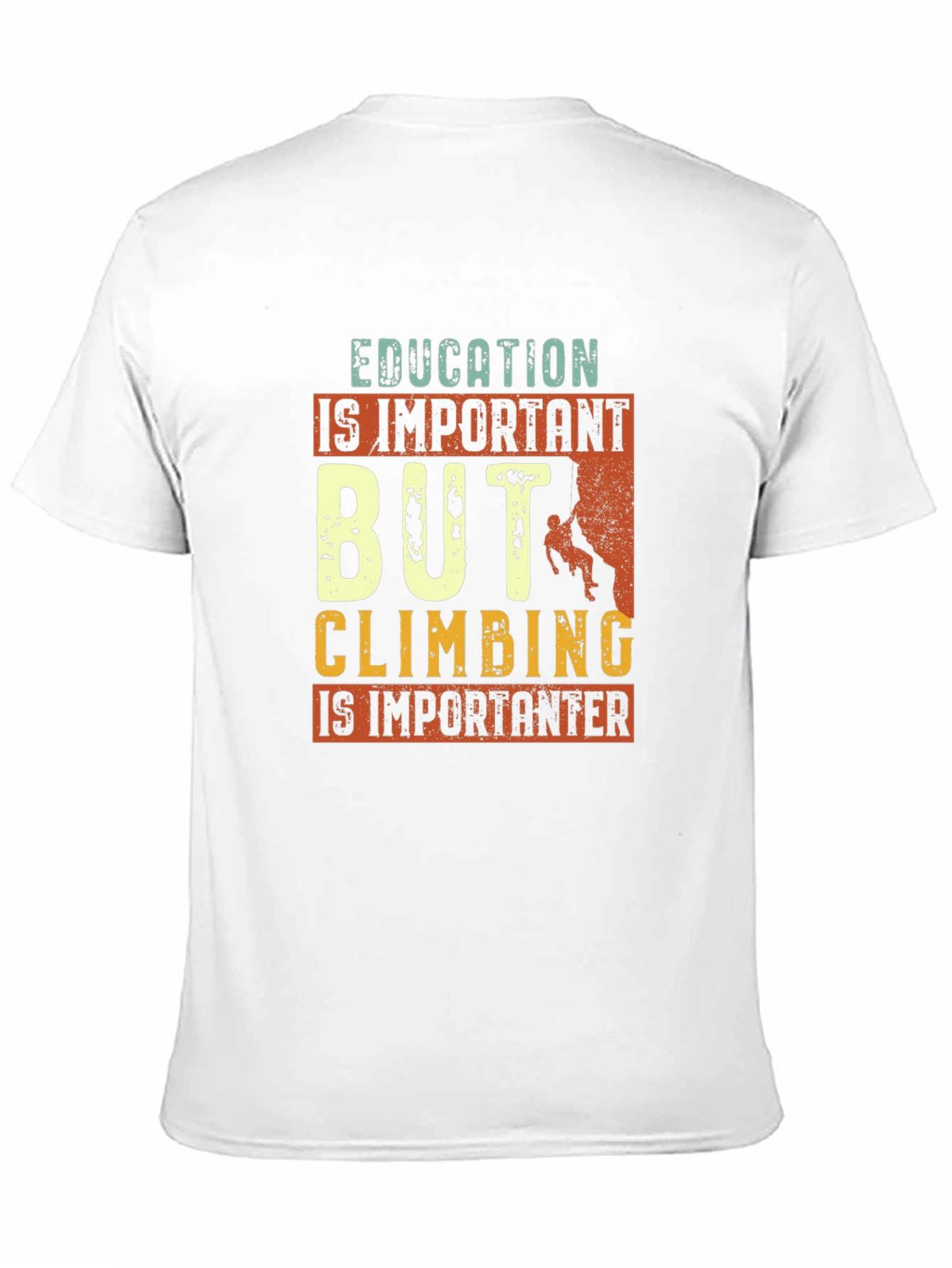 Camiseta Escalada: Educación vs. Aventura