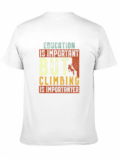 Camiseta Escalada: Educación vs. Aventura