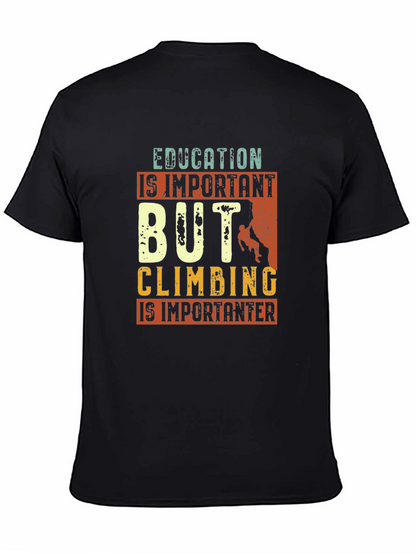 Camiseta Escalada: Educación vs. Aventura