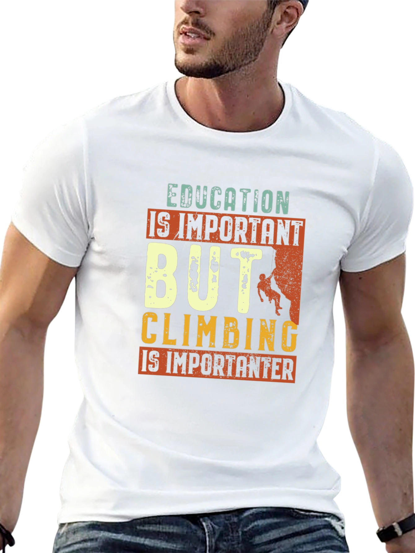 Camiseta Escalada: Educación vs. Aventura