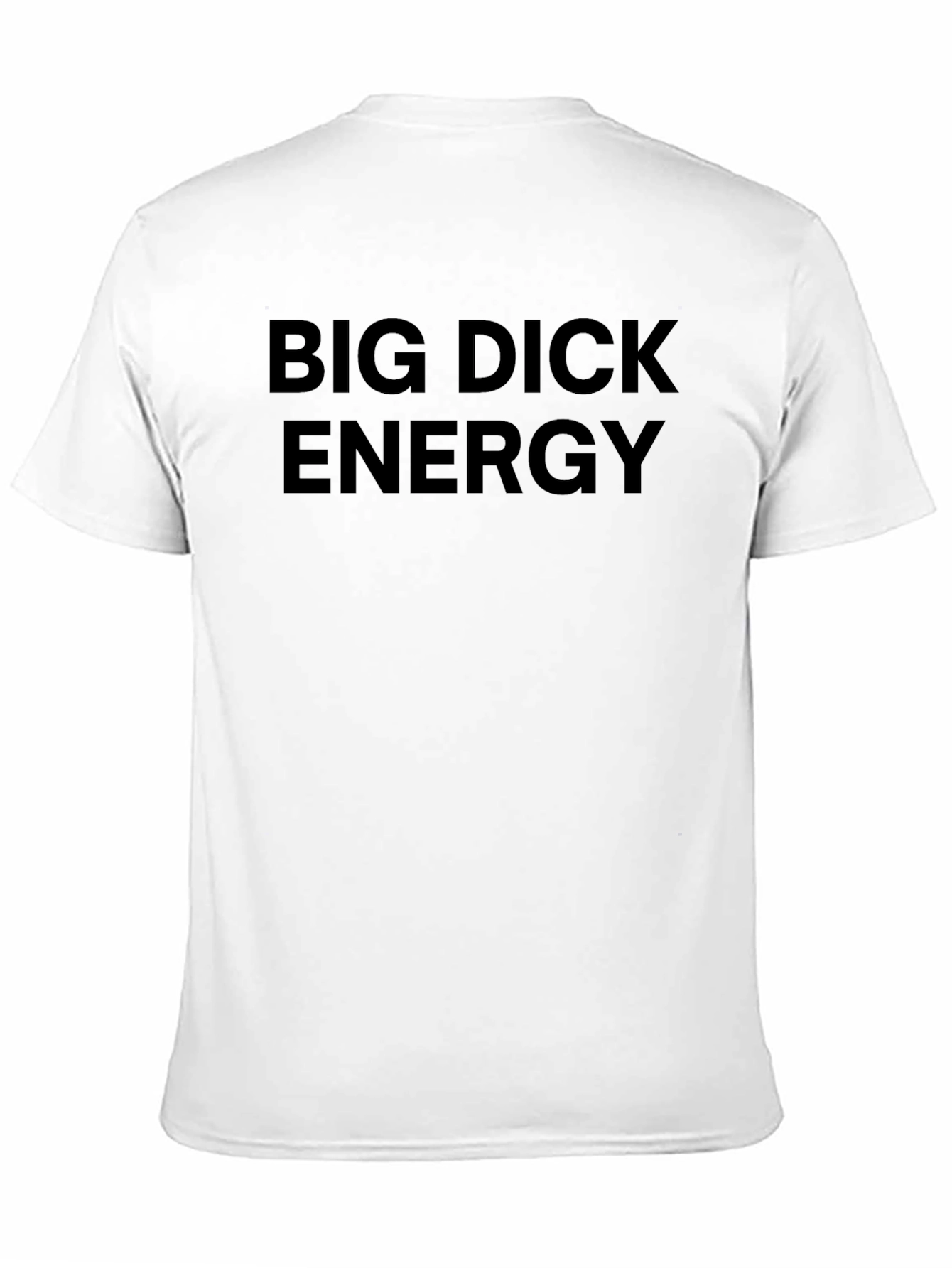 Camiseta Negra Big Dick Energy para Hombre