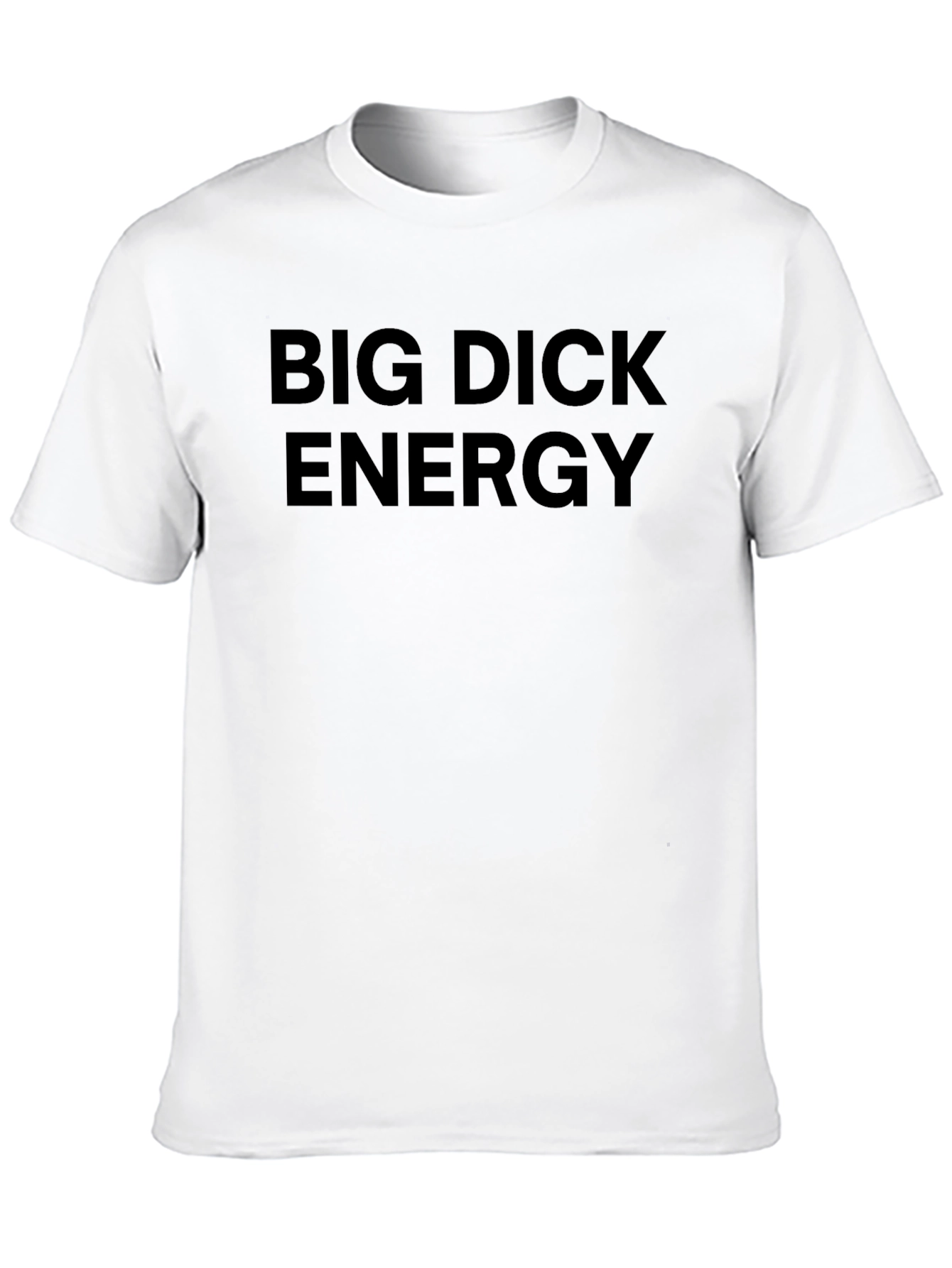 Camiseta Negra Big Dick Energy para Hombre