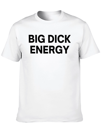 Camiseta Negra Big Dick Energy para Hombre