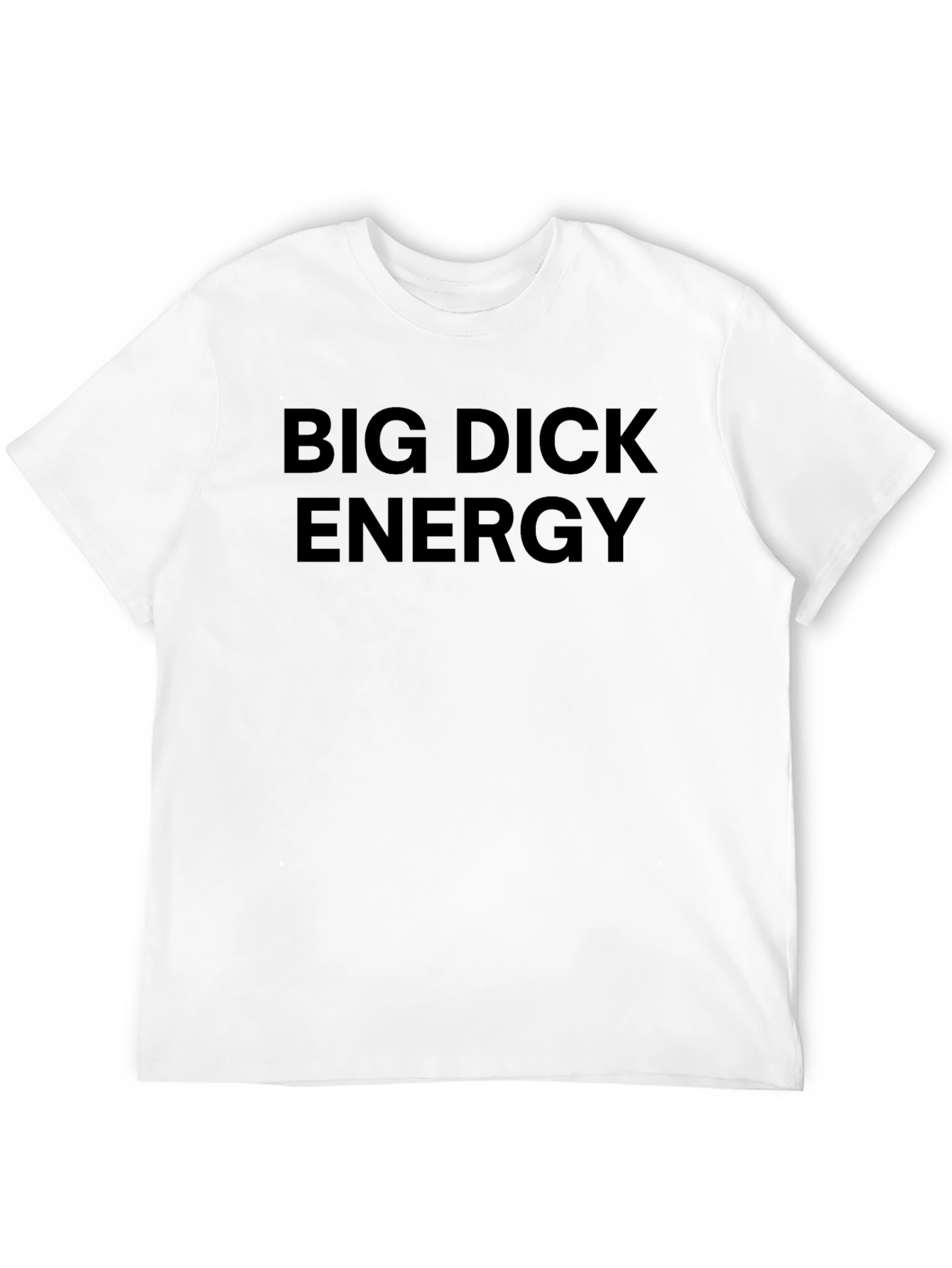 Camiseta Negra Big Dick Energy para Hombre