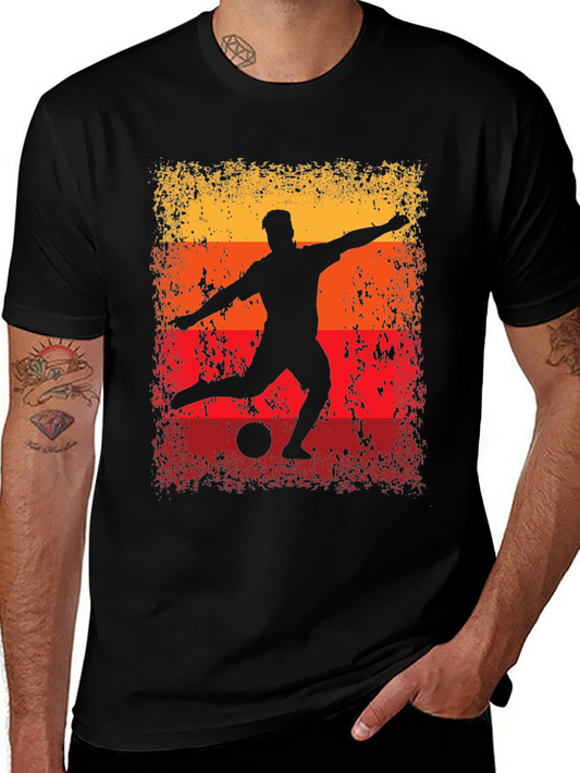 Camiseta Fútbol Retro Hombre - Estilo Deportivo Vintage