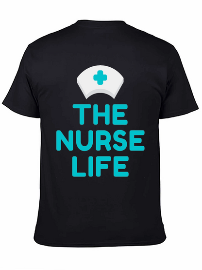 Camiseta Negra The Nurse Life para Enfermeras