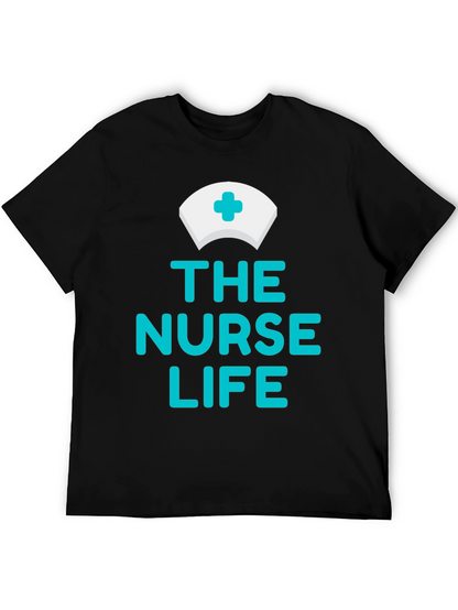 Camiseta Negra The Nurse Life para Enfermeras